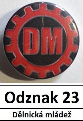 Odznak-23 Placka DM